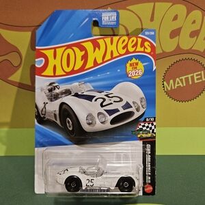 HotWheels Classic White Maserati Tipo 61 Race Car #25